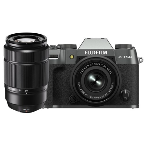 X-T50 Twin Kit Charcoal Silver